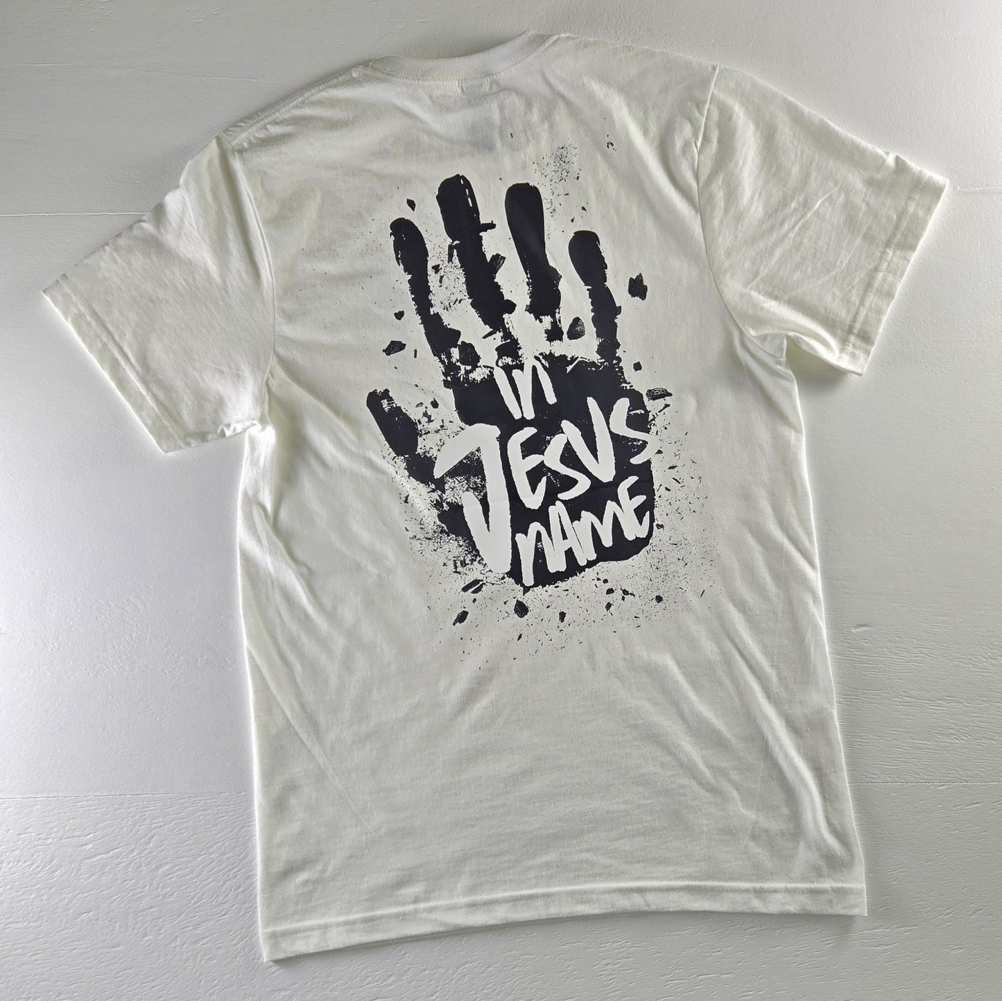 In Jesus Name Ash tee