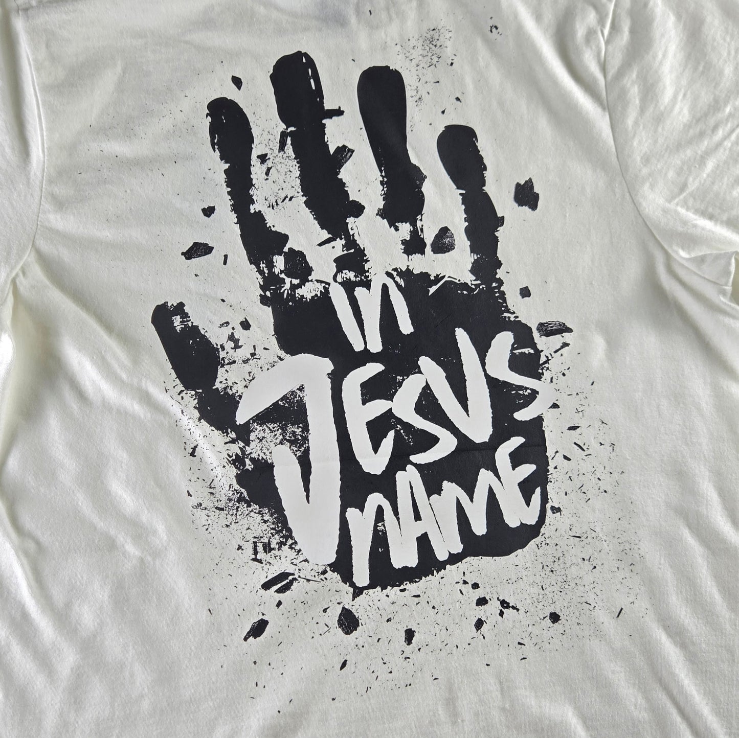 In Jesus Name Ash tee