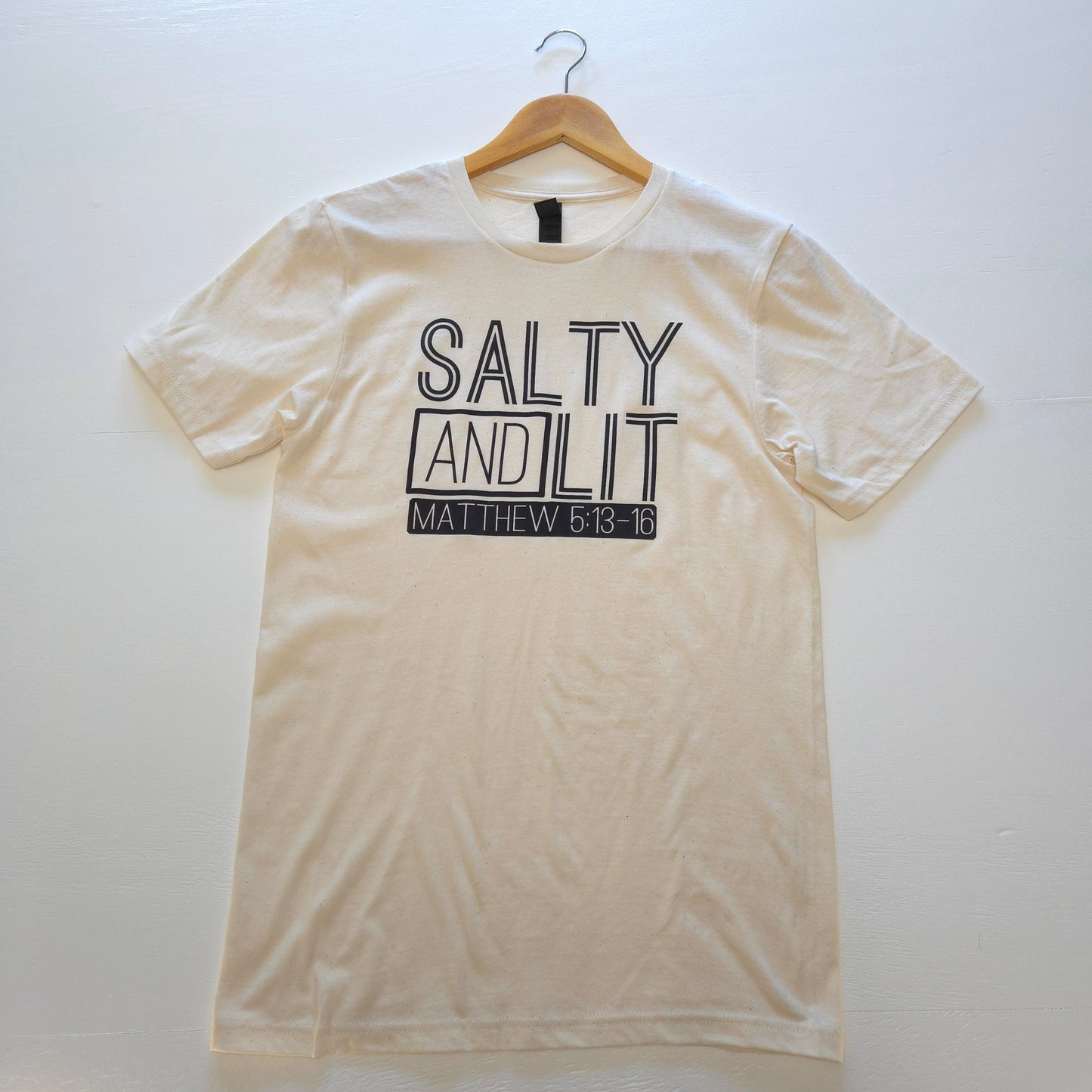 Salty & Lit screen print short sleeve tee